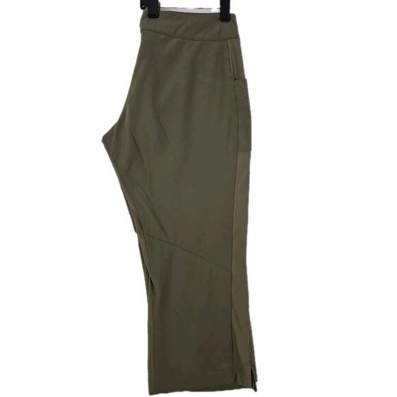 Nike ~Woman Size S~ Khaki Green Olive Capris Hiking Pockets Climbing Pants. - Picture 11 of 13